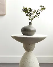 Dekorationsvas KLANG 18 cm Keramik Grå_1188401