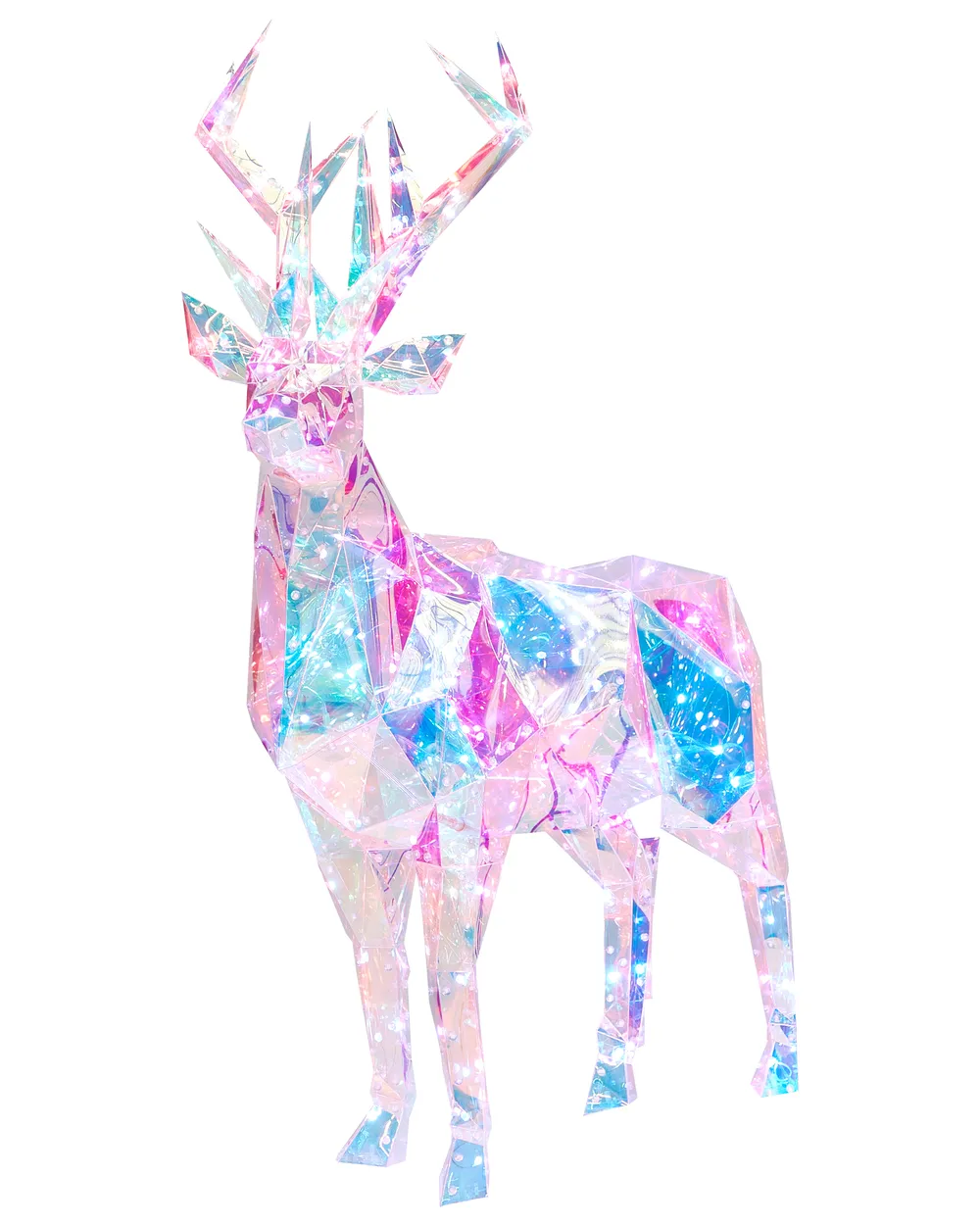 Outdoor Decoration Smart LED with App POLARIS 90 cm Reindeer Multicolour_887161