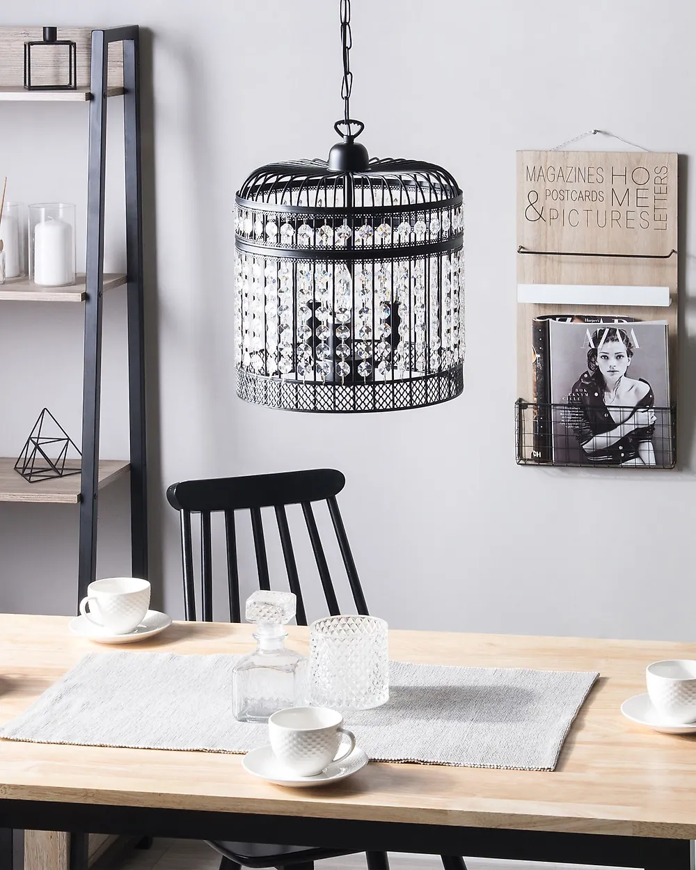 Pendant Lamp CELON Metal Black_1176459