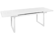 Trädgårdsmatgrupp 6-sits VALCANETTO/BUSSETO Metall Vit_922834
