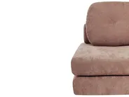 Single Sofa Bed OLDEN Chenille Brown_980903