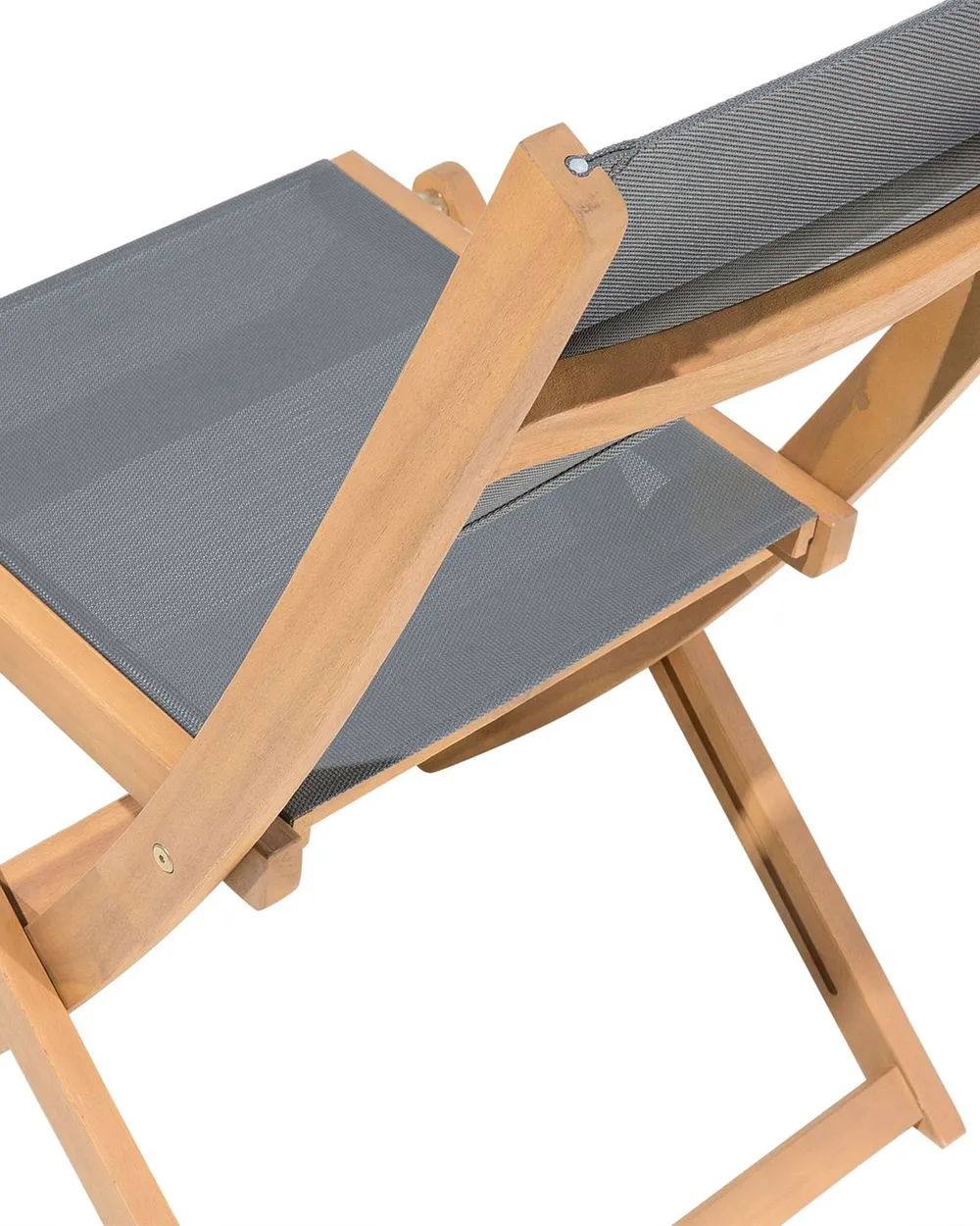 Set of 2 Garden Chairs CESANA Acacia Wood Light Brown_716855
