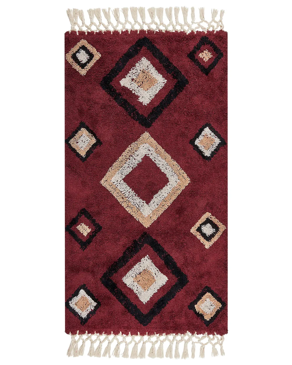 Matto SIIRT Punainen 80 x 150 cm Puuvilla