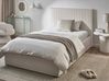 Ottoman Bed VION Boucle Off-White 120 x 200 cm (EU Small Double)