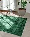 Rug GESI Dark Green 80 x 150 cm Viscose