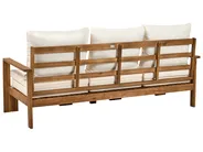 Garden Bench with Cushion ISOLELLO 190 cm Adjustable Acacia Wood Brown_999154