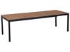 Extending Garden Dining Table TOFANE 198/248 cm 90 cm Brown