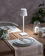 Wireless LED Table Lamp VALIRA with Dimmer Metal White_940490