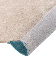 Rug AYUJ Beige/ Blue 160 x 230 cm Viscose_1059489