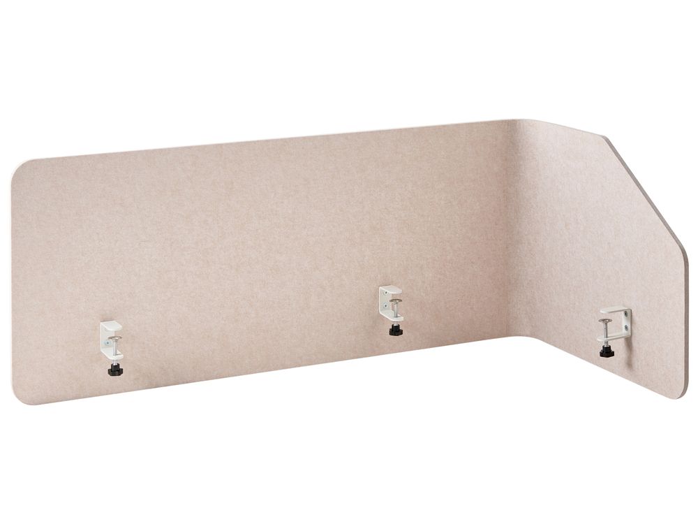 Työpöydän väliseinä FOLDY 120 x 50 cm Beige
