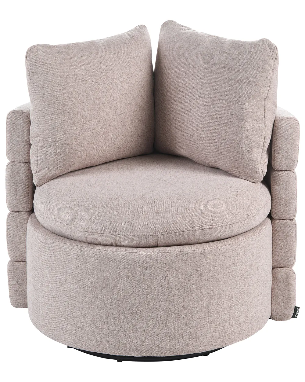 Svängbar fåtölj RANDERS med förvaring Beige_1063351