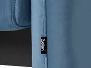 Sofa Bed 3 Seater EGGE Velvet Blue_1020850