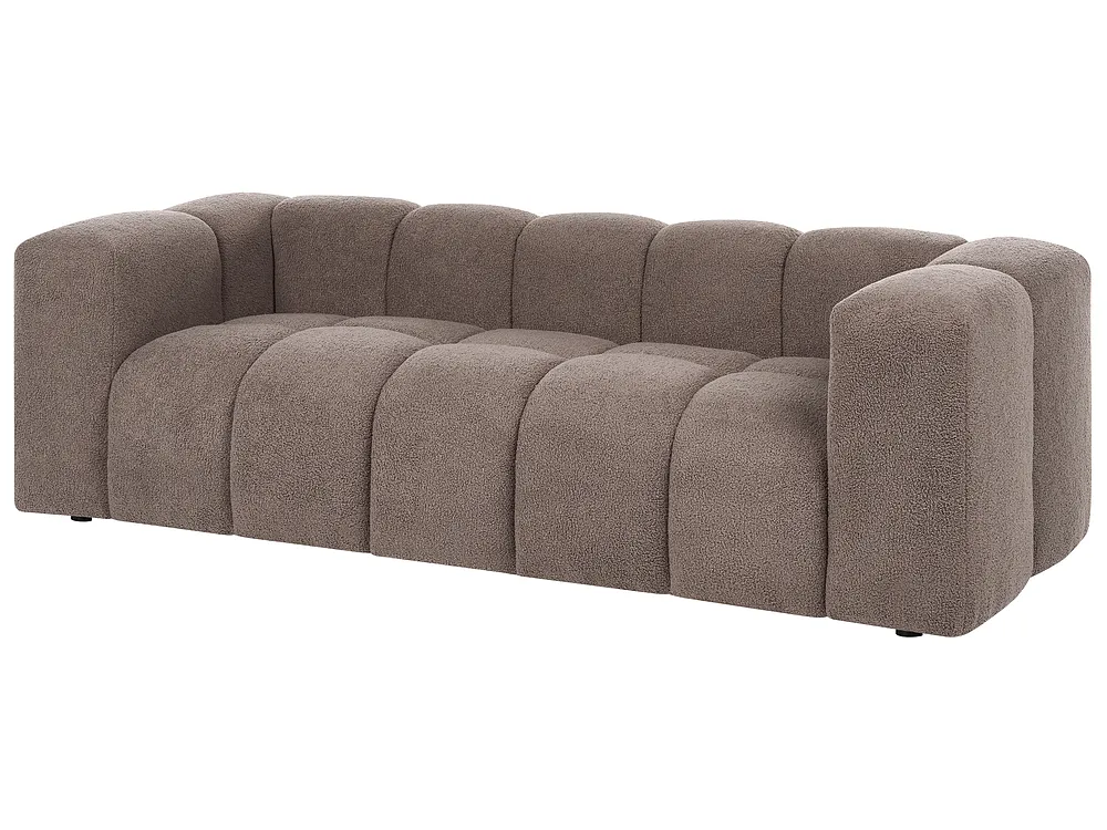 Sofagruppe 5-seters ANTOLA Bouclé Gråbrun_1161700