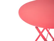 Bistro Set Folding FIORI Metal Red_797467