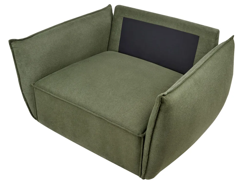 Living Room Set 5 Seater KUNES Fabric Green_1013498