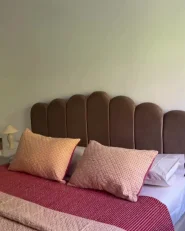 Bed Velvet SAUVIAN 160 x 200 cm (EU King Size) Taupe_1154753