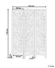 3 Panel Room Divider MELAGO 122 cm 170 cm White_874116