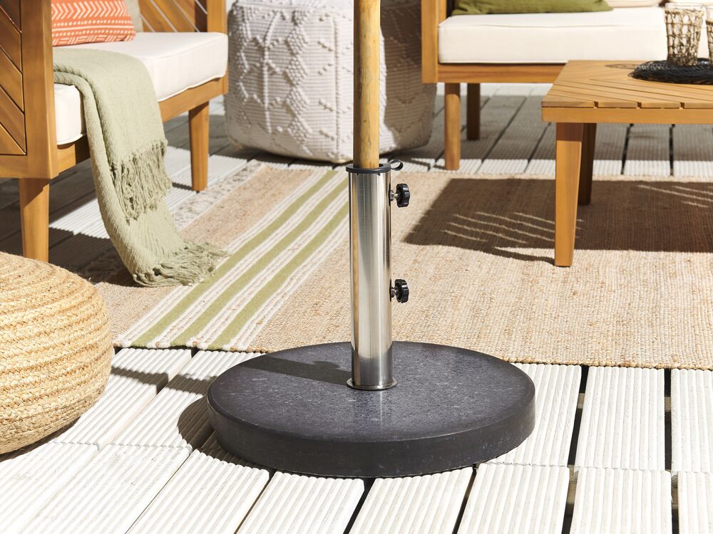Parasol Base CEGGIA Round Black 25 kg