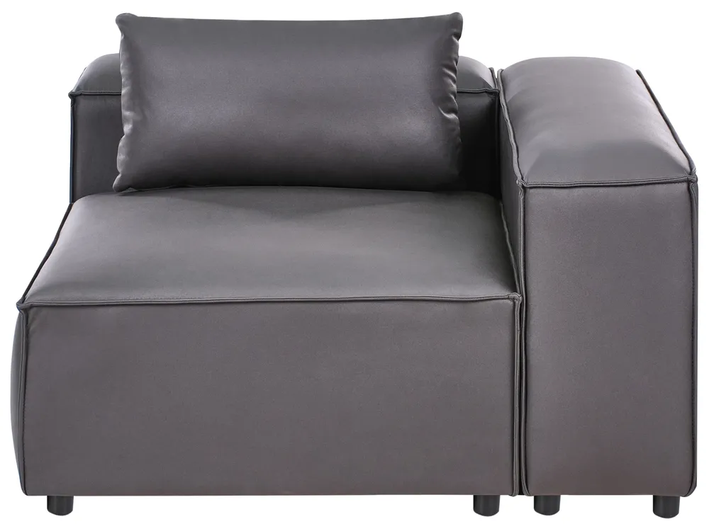 Corner Seat BRANDE Fabric Black Symmetrical_999065