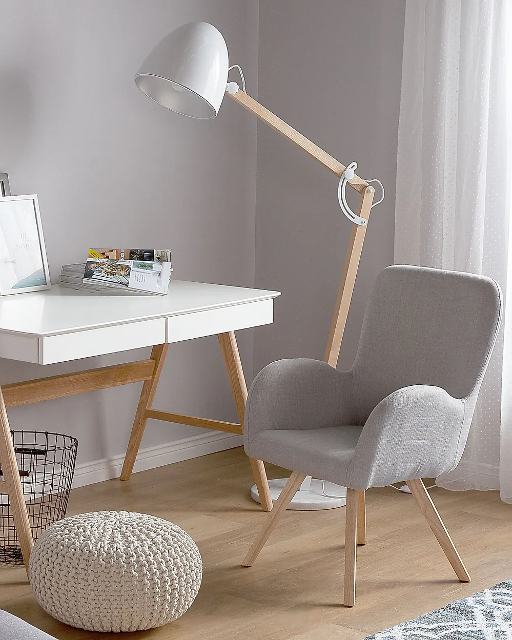 Armchair BJARN Fabric Light Grey_1182394
