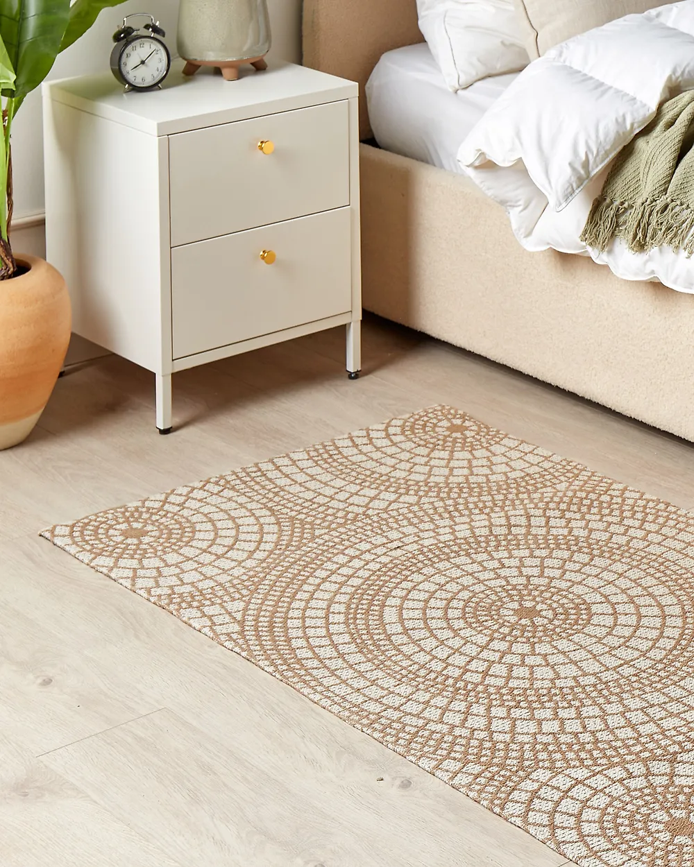 Matta ARIBA Vit Beige 80 x 150 cm Jute_1184650