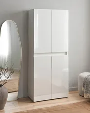 Shoe Storage Cabinet LETHBRIDGE White_1069563