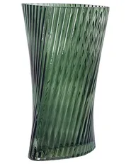 Blomvas MARPISSA 26 cm Glas Mörkgrön_838293