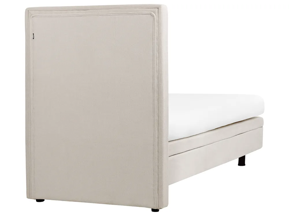 Justerbar säng  DUKE II 90 x 200 cm Ljusbeige_910516