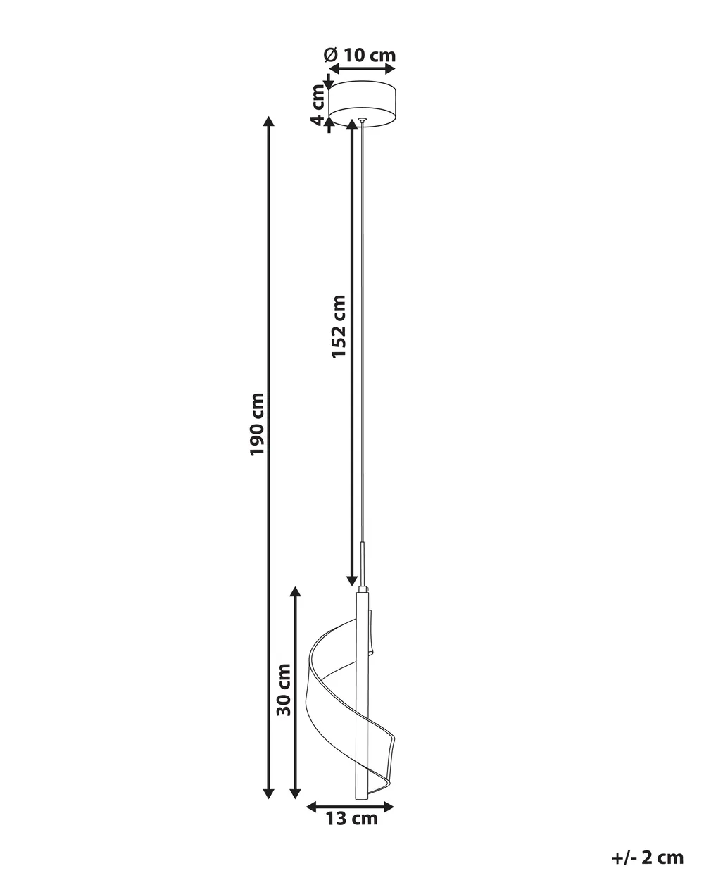 LED-pendellampa SARELA Metall Svart_1010502