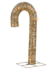 Outdoor Decoration LED HOLMAVIK 74 cm Candy Cane Gold_1015741