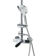 Mixer Shower Set with Rainshower HOWICK Silver_802752