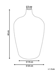 Blomvas KACHORI 40 cm Glas Silver_830402