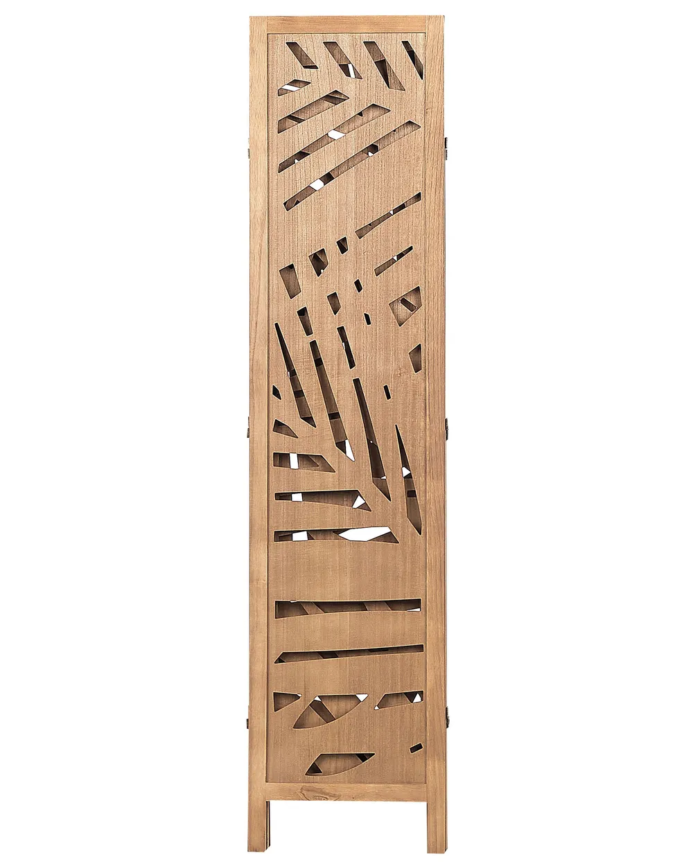 Rumsavdelare med 3 paneler VERNAGO 122 cm 170 cm Ljusbrun_874104