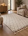 Matta AGADIR Off-White 160 x 230 cm Bomull