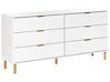6 Drawer Chest WALPOLE White