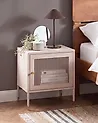 Yöpöytä OSSETT Metalli Beige