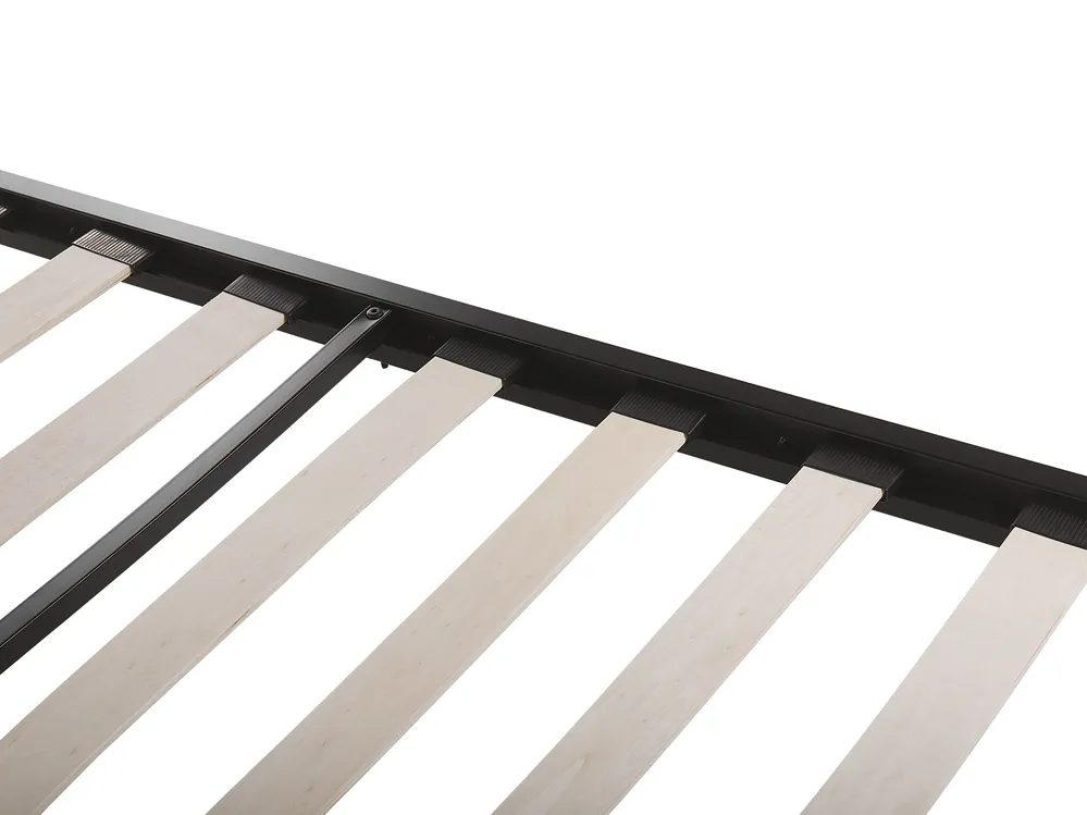 Bed Metal ANTLIA 160 x 200 cm (EU King Size) Black_806605