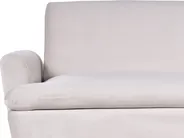 Sofa Bed 3 Seater VETTRE Velvet Light Beige_881041