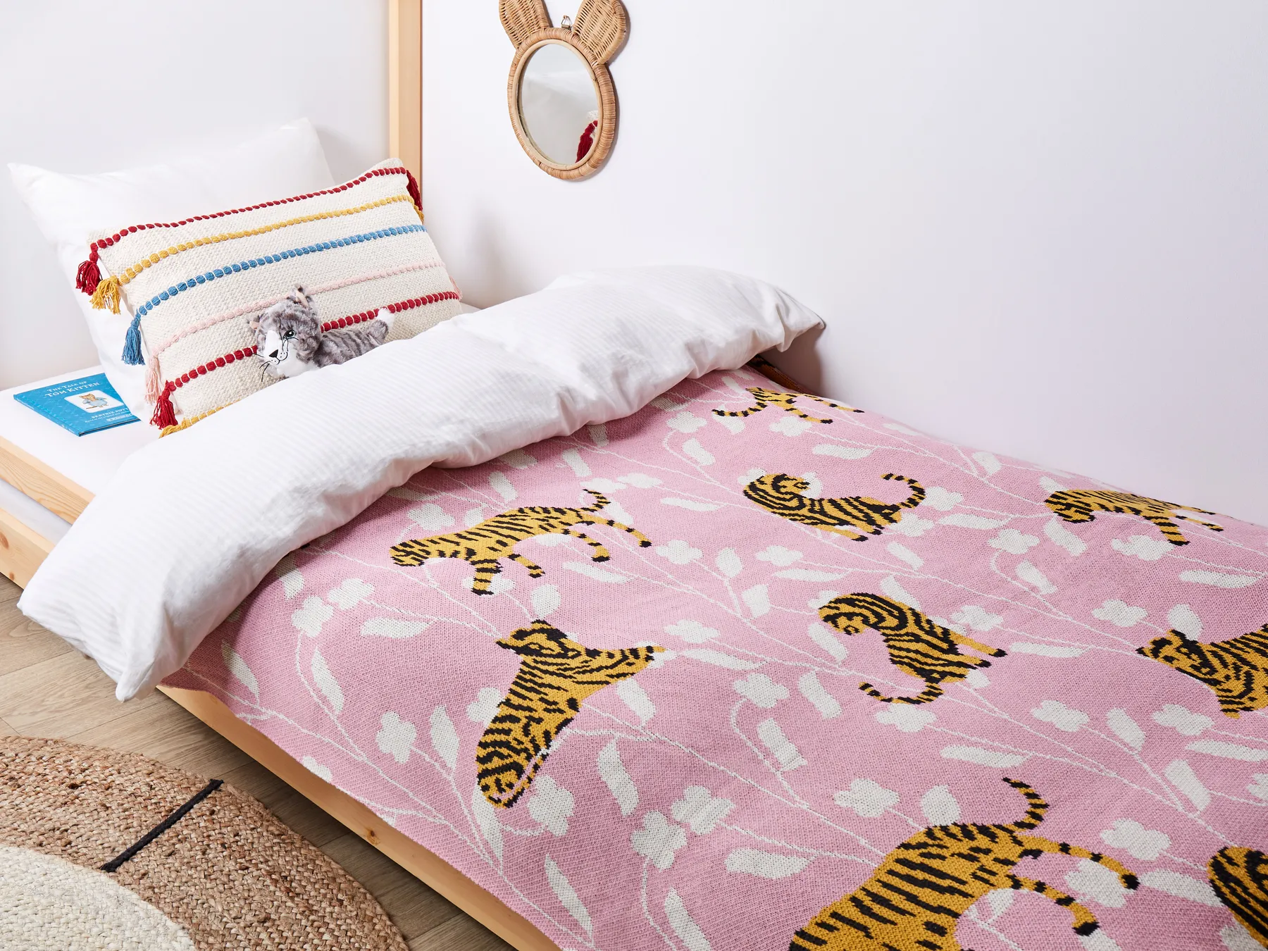 Blanket NERAI Cotton 130 x 170 cm Multicolour_905355