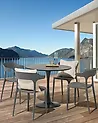 Puutarhatuolisetti 4 kpl GUBBIO Harmaa