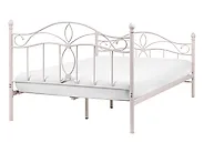 Sänky Metalli ANTLIA 140 x 200 cm Vaaleanbeige_1165277