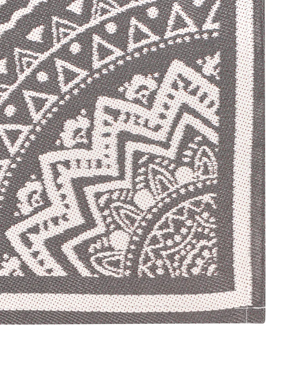 Outdoor Rug NELLORE Grey 80 x 150 cm_992384