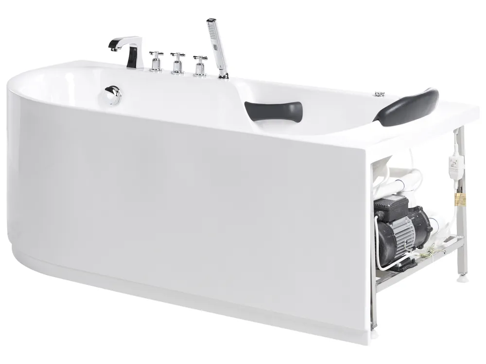 Massagebadkar SAYULA 1700 x 800 mm Vit Vänstervänd_1029509