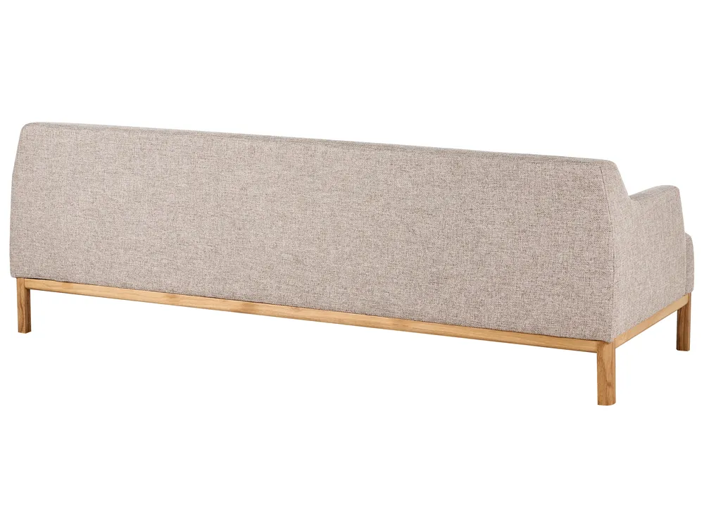 Sofa 3 Seater SOSJO Fabric Light Brown_940814
