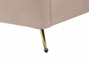 Bed Velvet MIRIBEL 180 x 200 cm (EU Super King) Taupe_870596