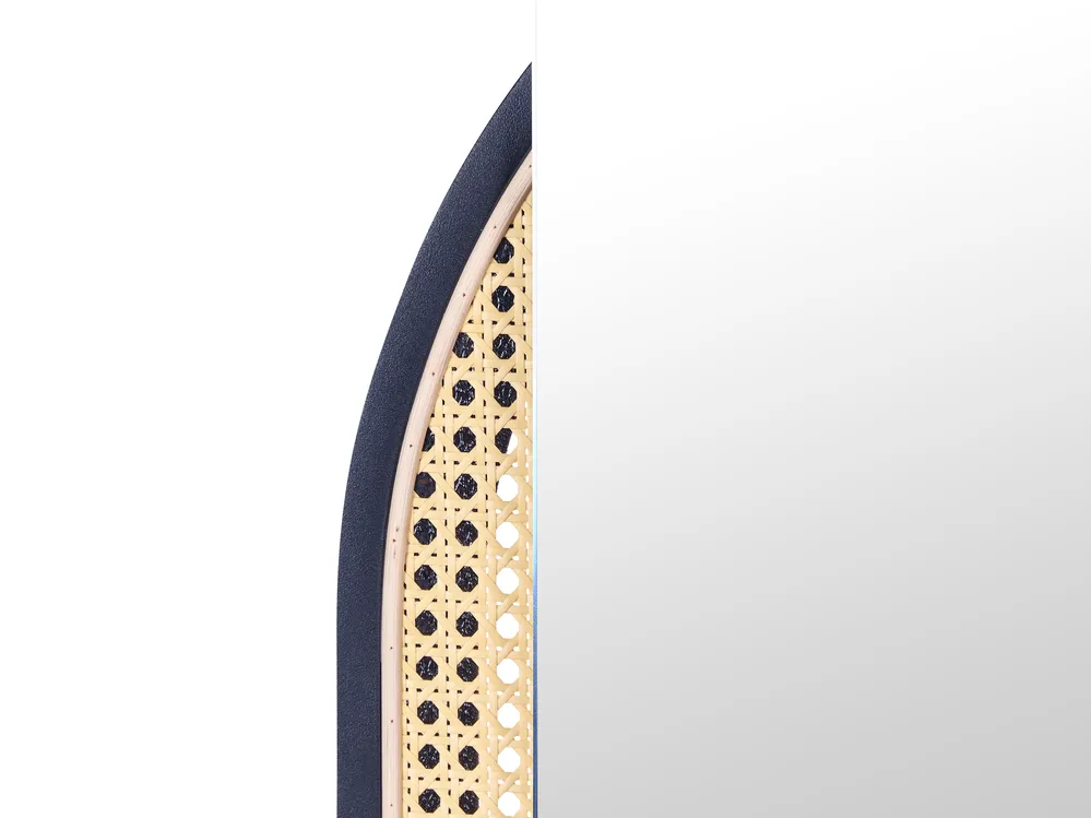 Wall Mirror NEVERS 53 cm 143 cm PE Rattan Natural_892119