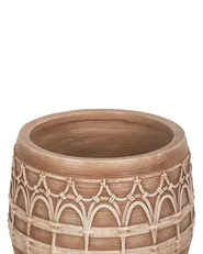 Kukkaruukku CICUTA 22 cm Vaaleanruskea_937304