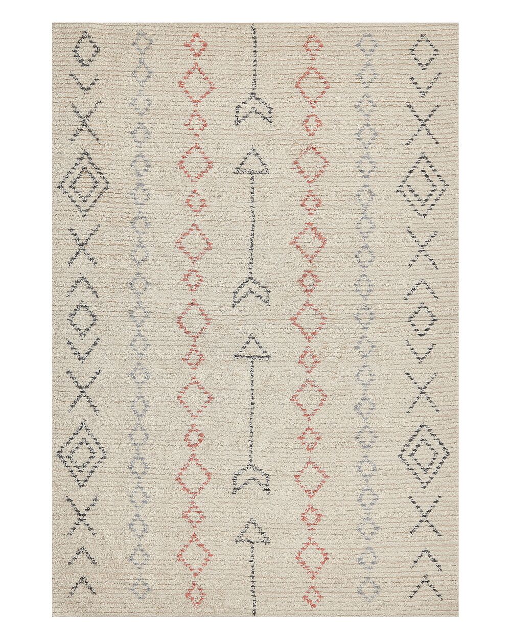 Matto DISPUR Beige 140 x 200 cm Puuvilla