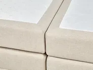 Divan Bed with Storage DYNASTY Fabric Beige 180 x 200 cm (EU Super King)_873850