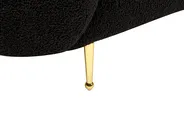 Sofa 2 Seater LOEN Boucle Black_867943